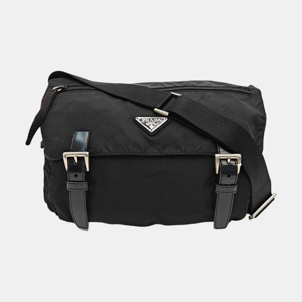 Vela Messenger Bag Nylon Black