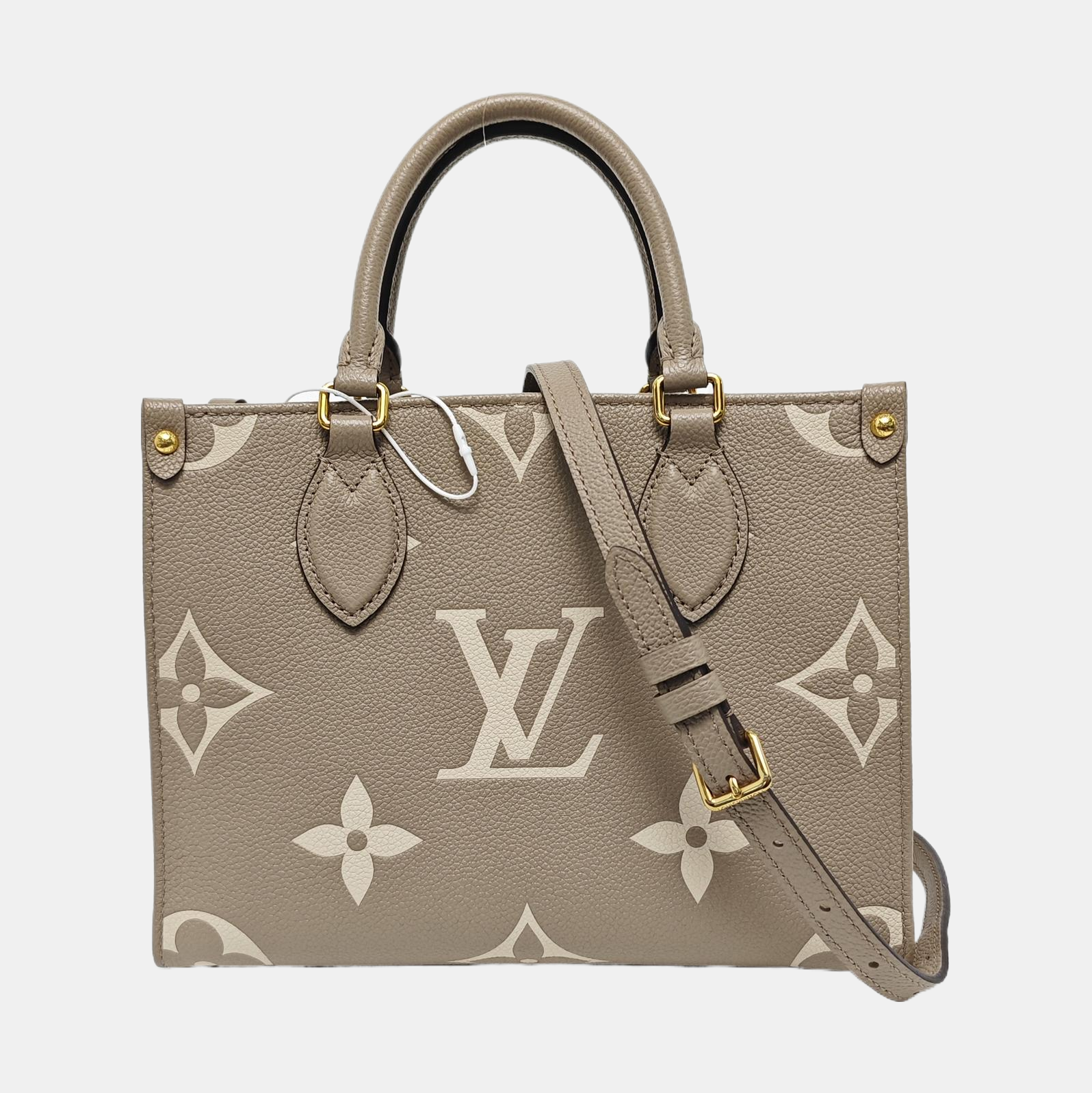 ONTHEGO PM Monogram Calfskin Gray