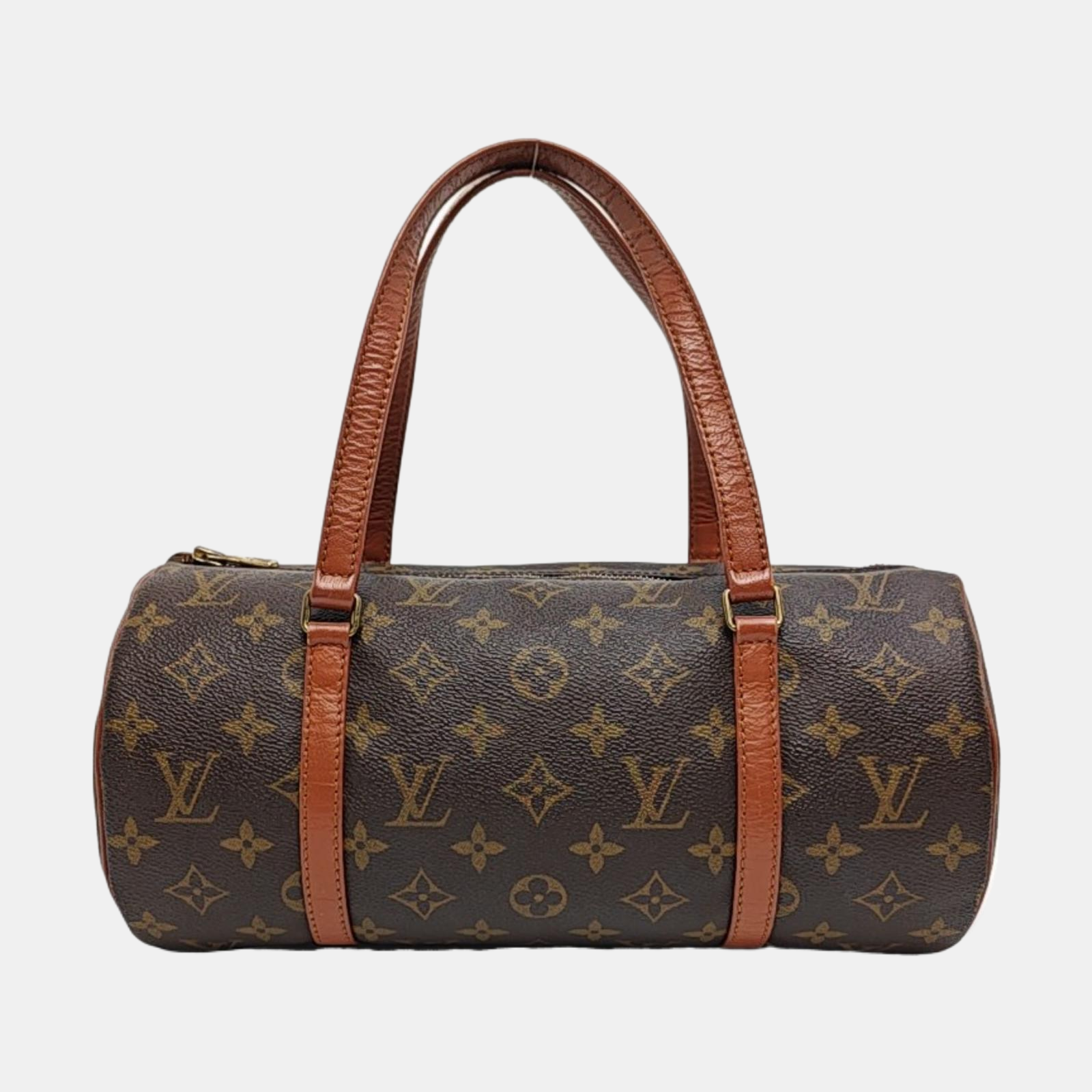 PAPILLON Monogram Coated Canvas Brown
