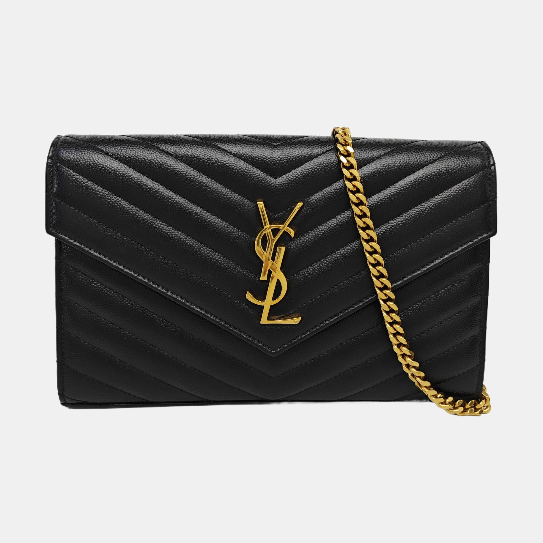 MONOGRAM Medium Quilted Calfskin Black