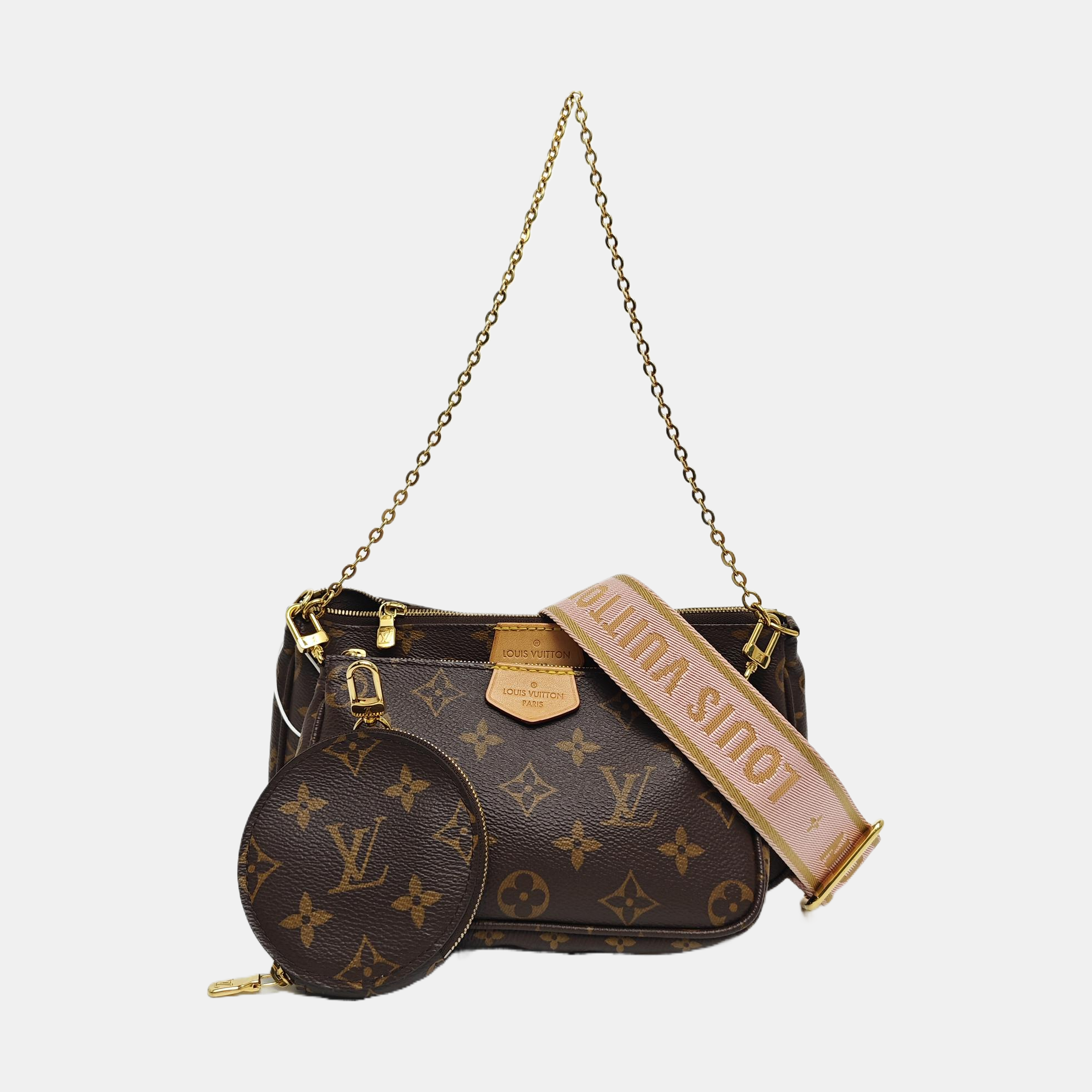 MULTI Monogram Coated Canvas Brown