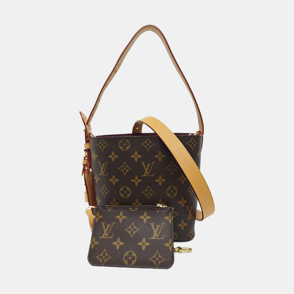 ALL IN Monogram Coated Canvas Brown