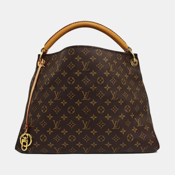 ARTSY MM Monogram Coated Canvas Brown