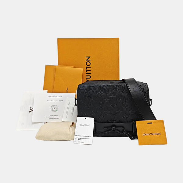 STEAMER Monogram Calfskin Black