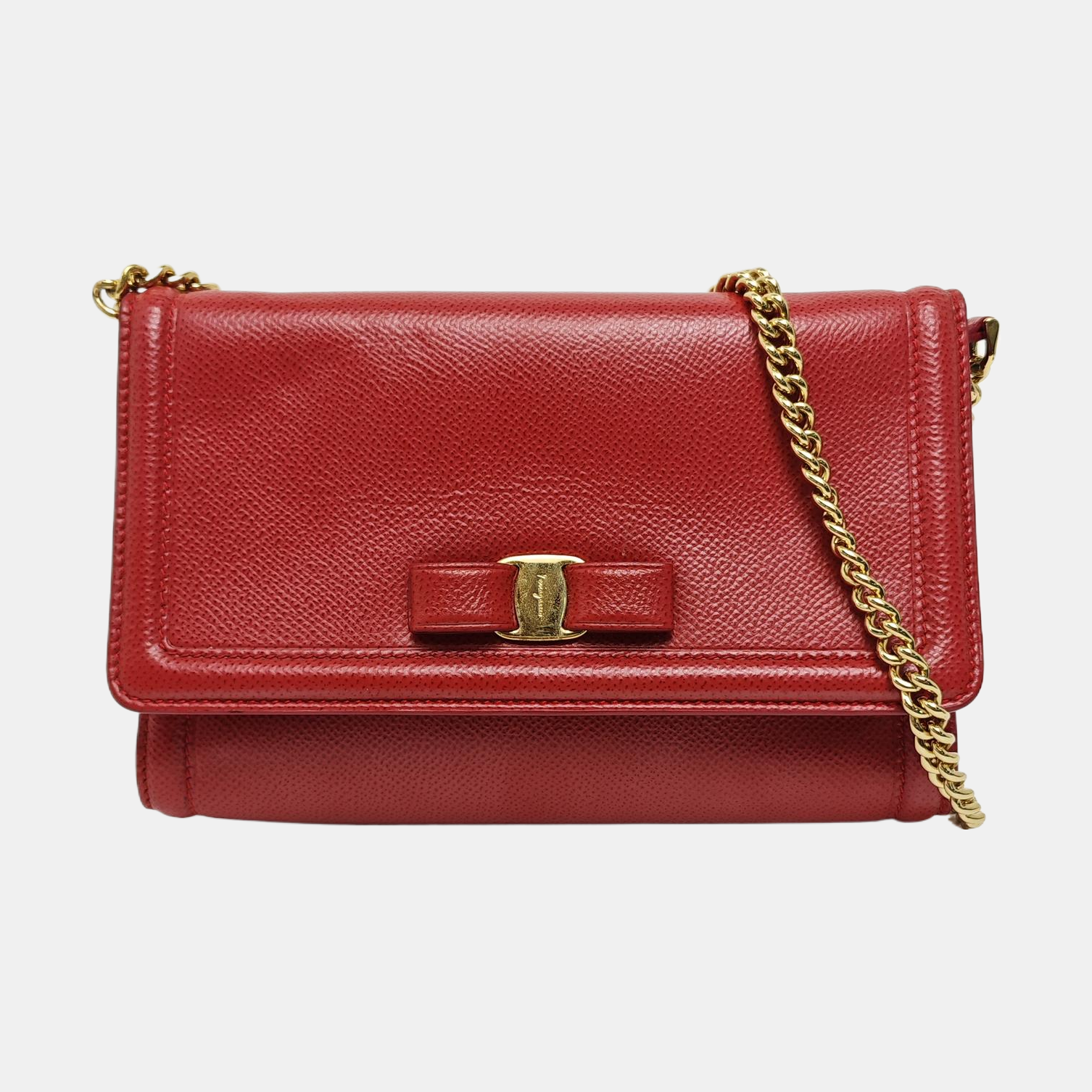 Ginny Mini Calfskin Red