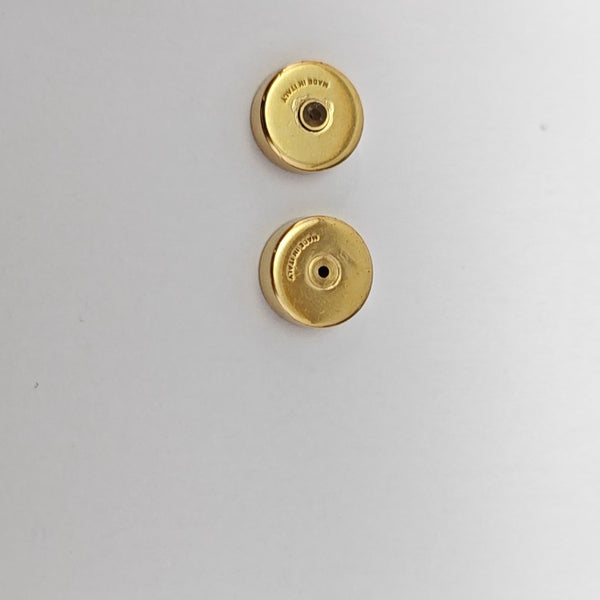 Metal Gold Stud Earrings