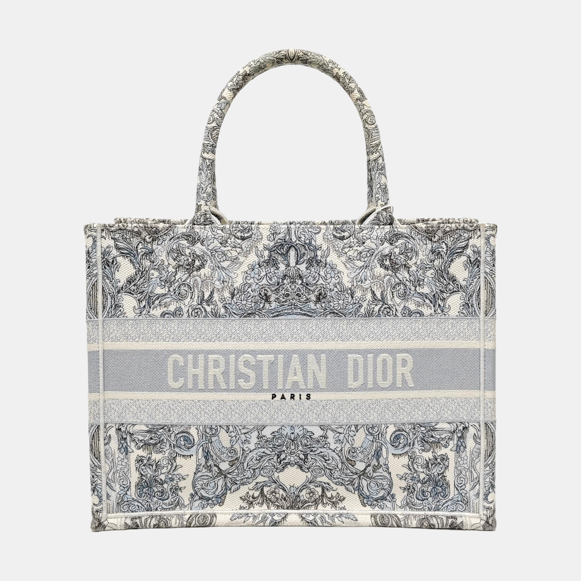 Book Tote Medium Canvas Blue