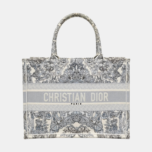 Book Tote Medium Canvas Blue
