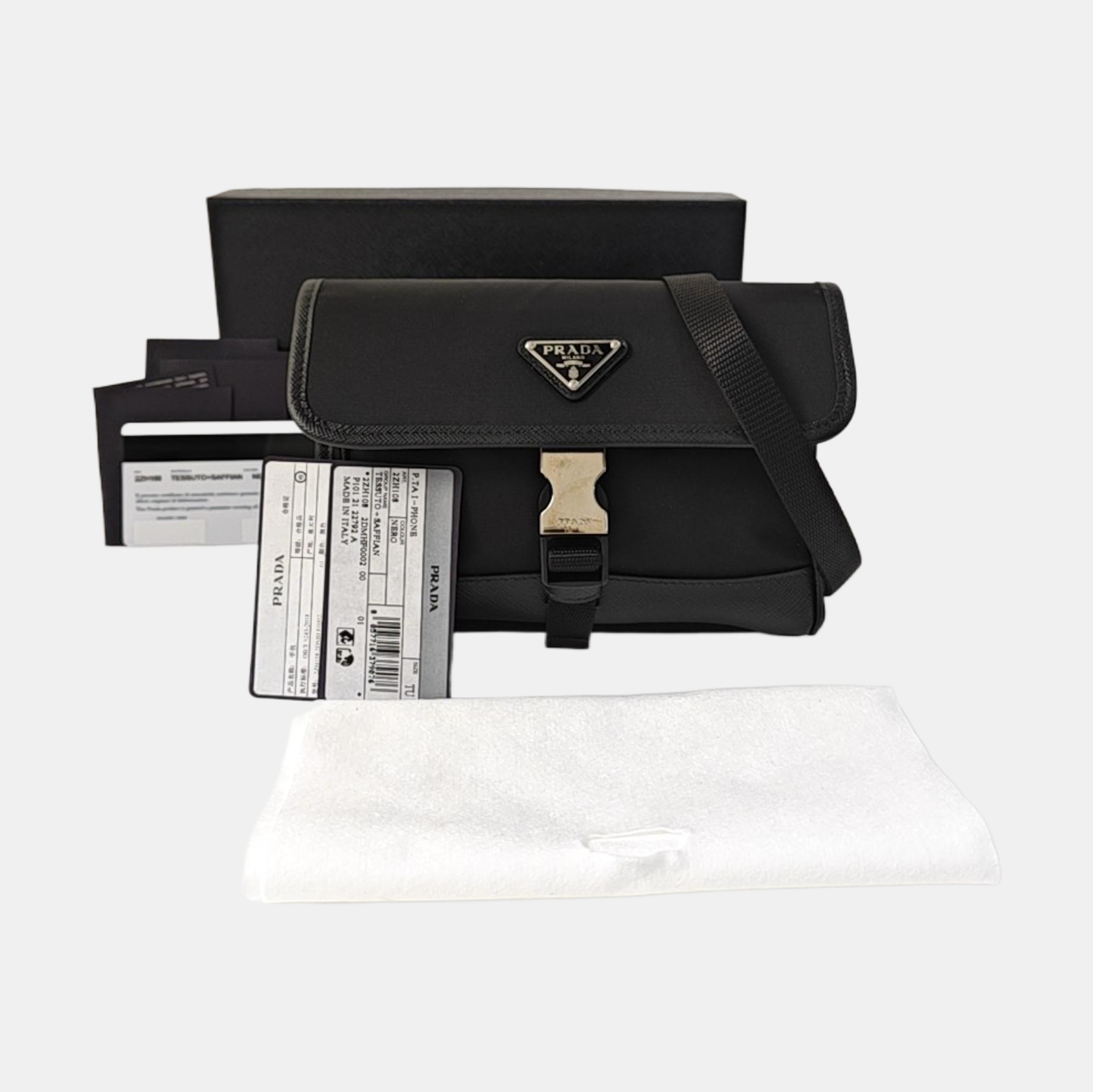 Fold Wallet Nylon Black