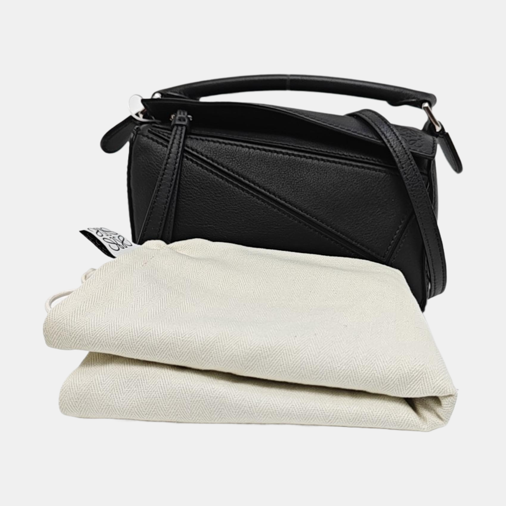 Puzzle Mini Calfskin Black