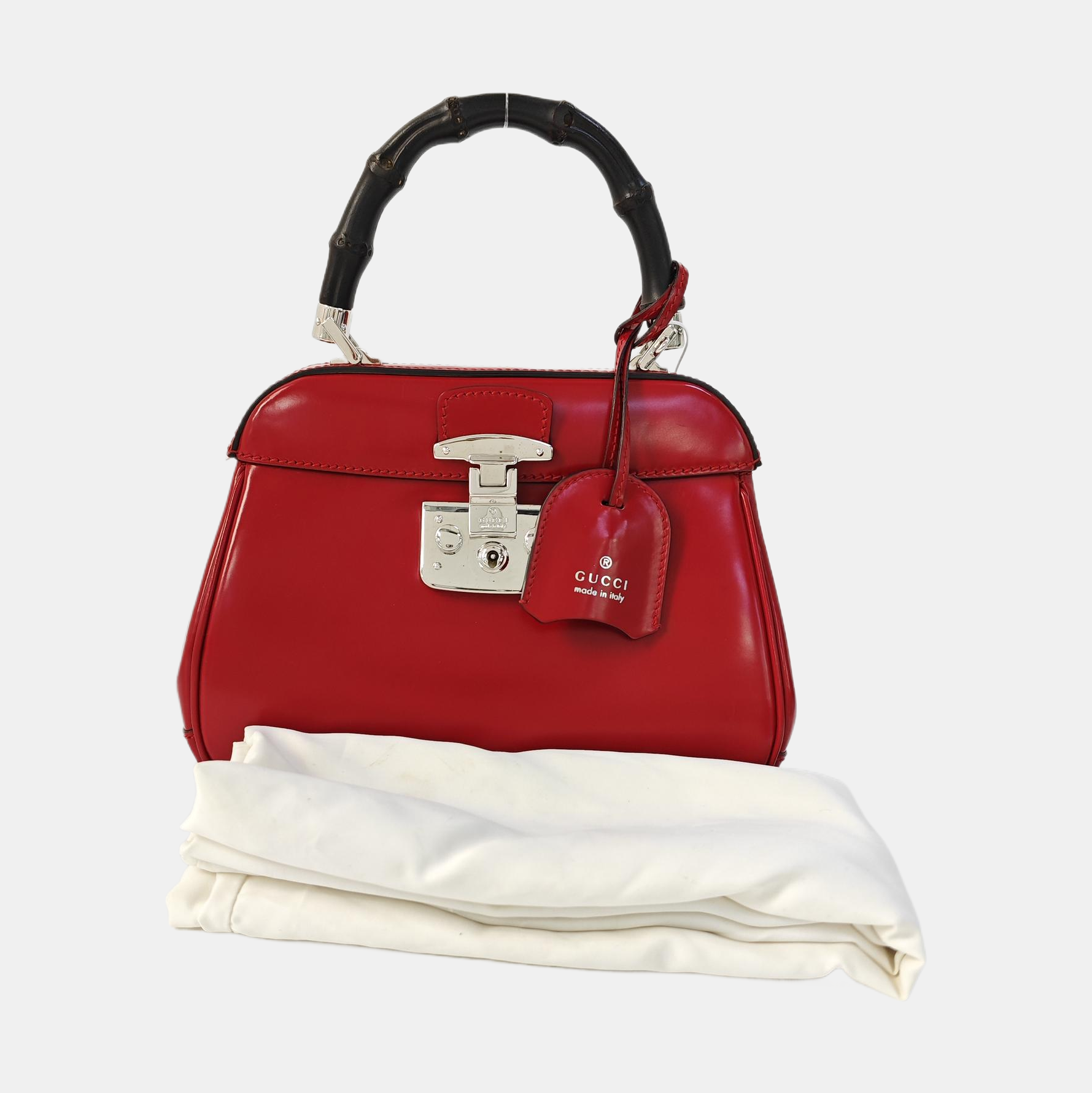 Lady Lock Calfskin Red