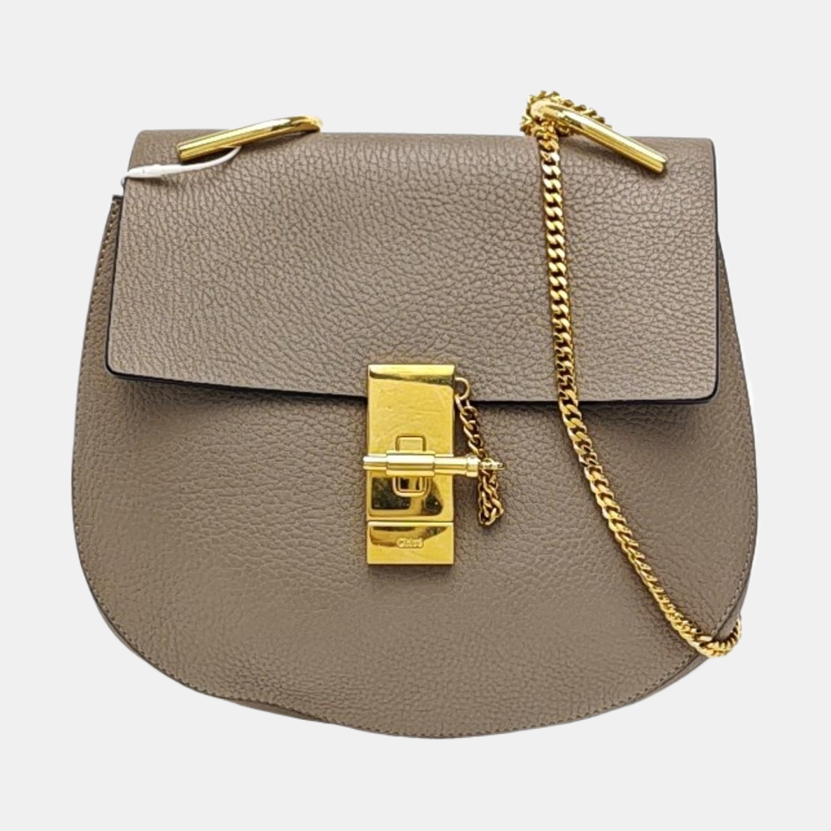 Drew Medium Calfskin Gray