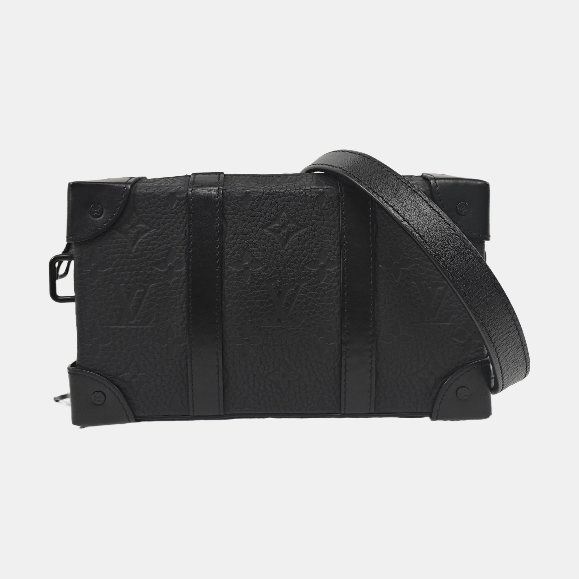 WALLET TRUNK Monogram Calfskin Black