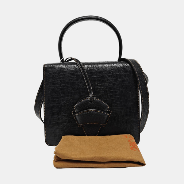 Calfskin Shoulder Bag Black