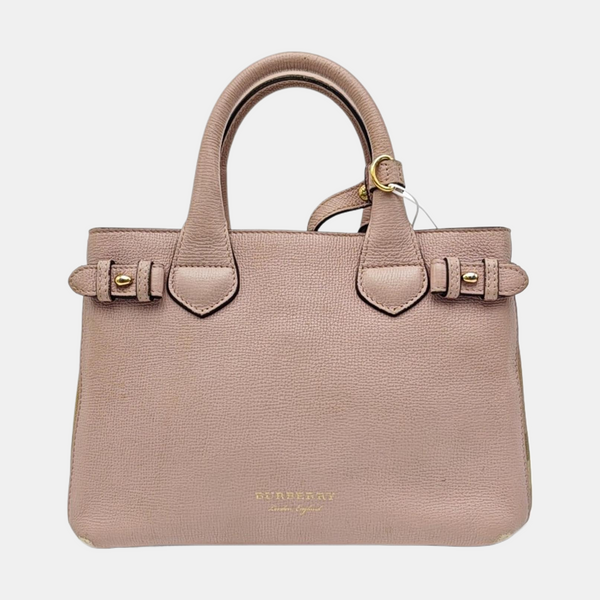 The Banner Small Calfskin Pink