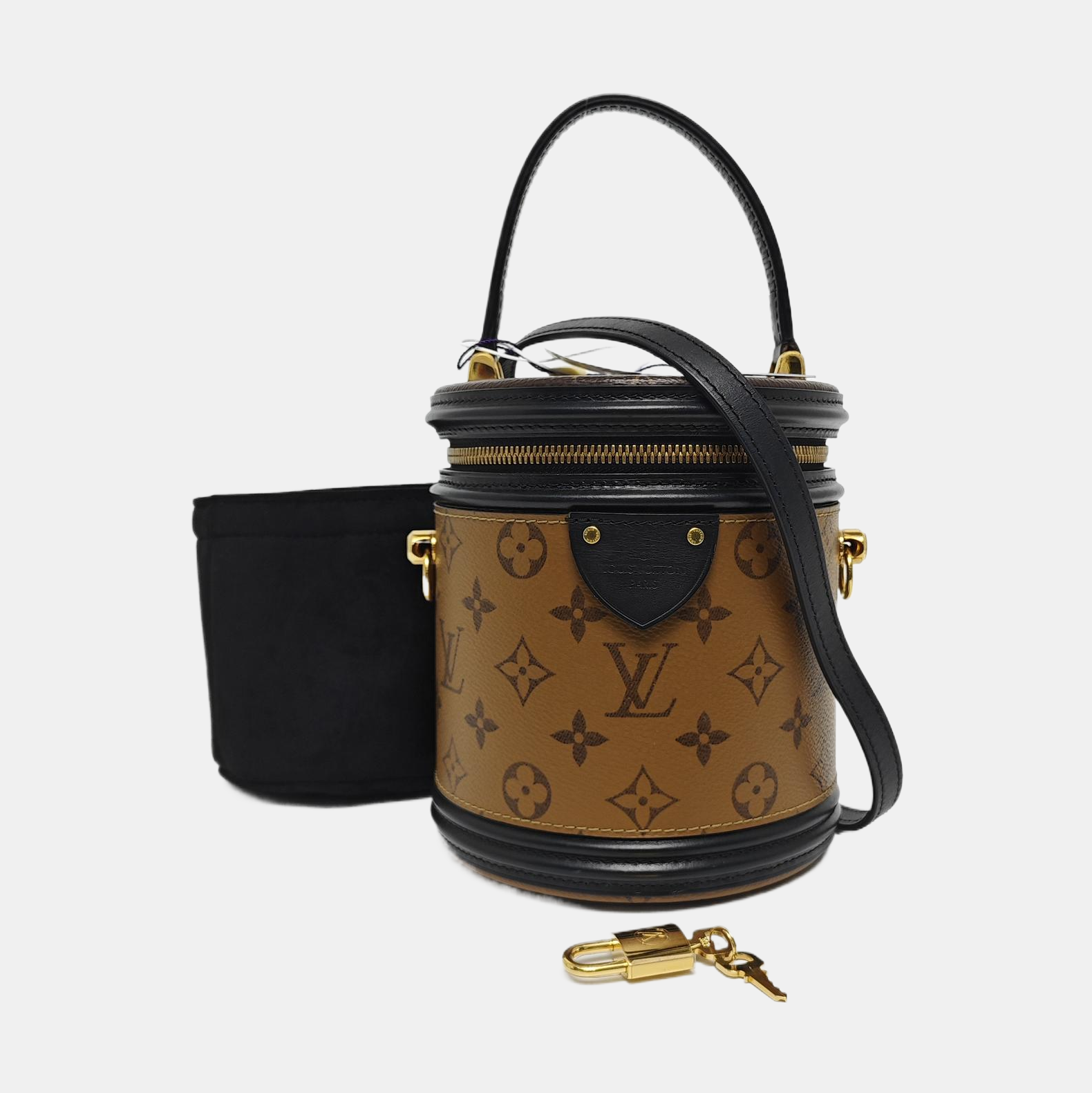 CANNES PM Monogram Coated Canvas Brown
