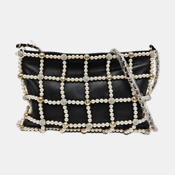Lambskin Shoulder Bag Black