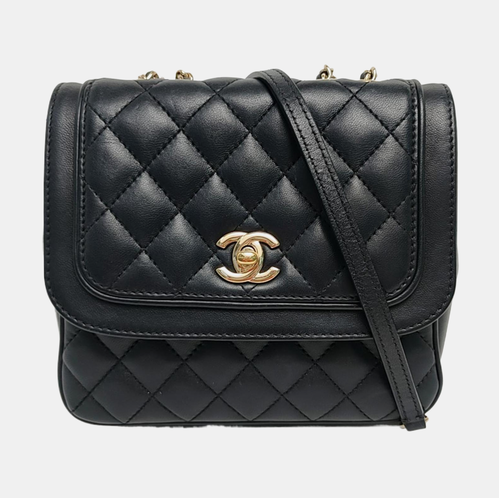 Quilted Lambskin Black
