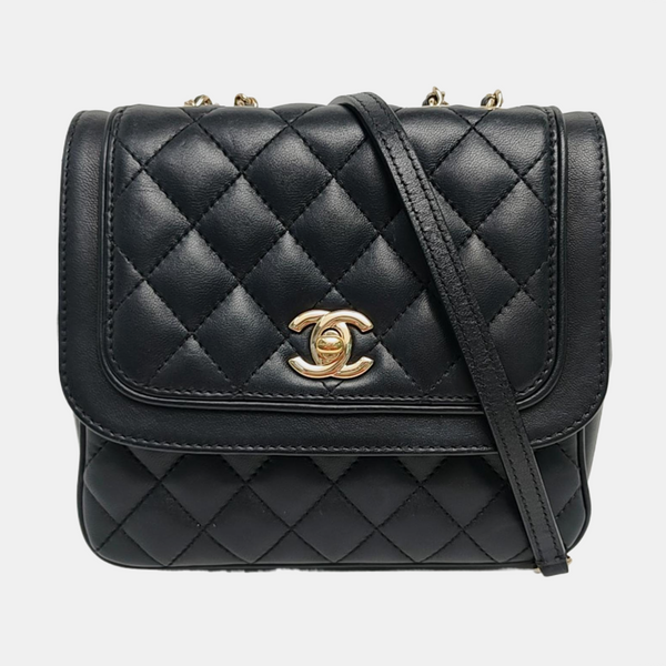 Quilted Lambskin Black