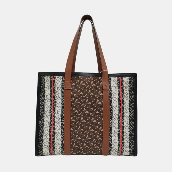 MONOGRAM Small Coated Canvas Brown