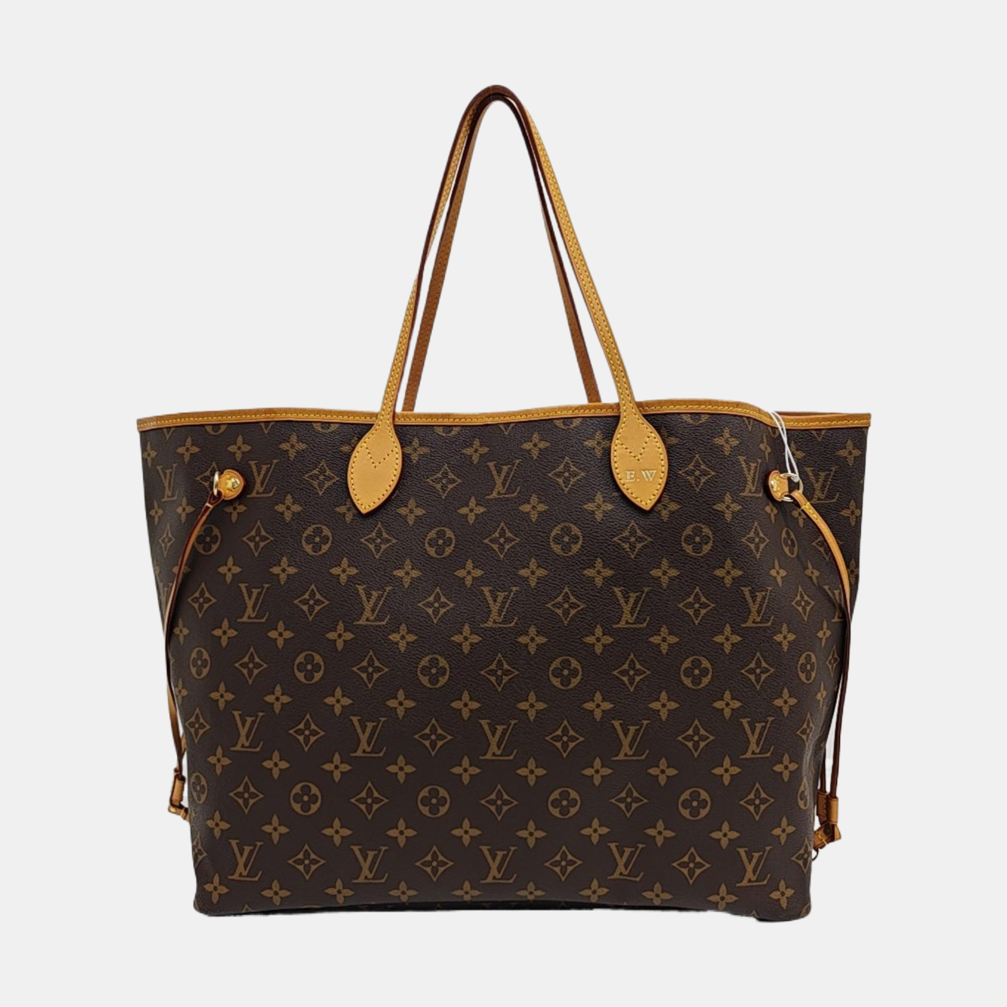 NEVERFULL GM Monogram Coated Canvas Brown
