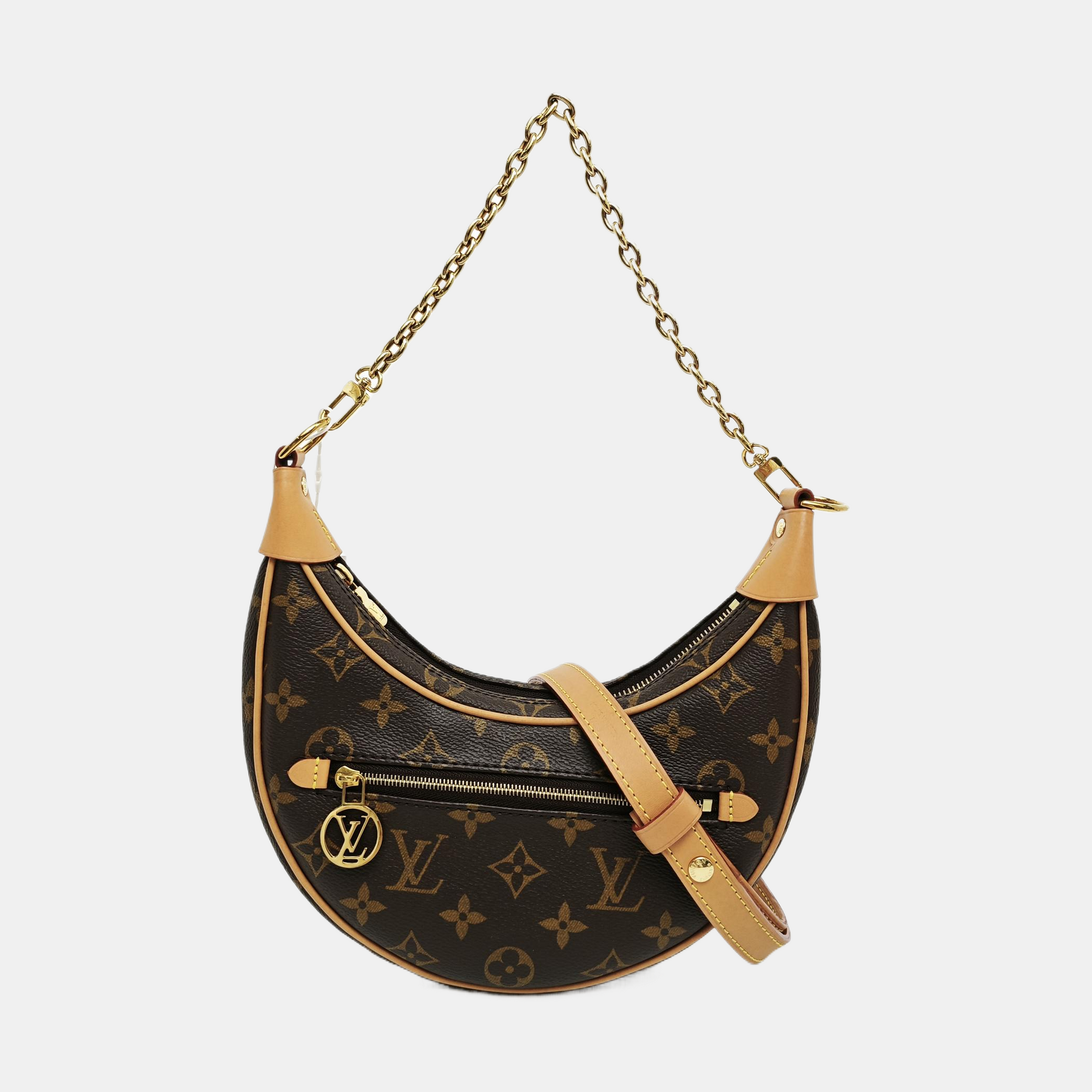 LOOP Monogram Coated Canvas Brown