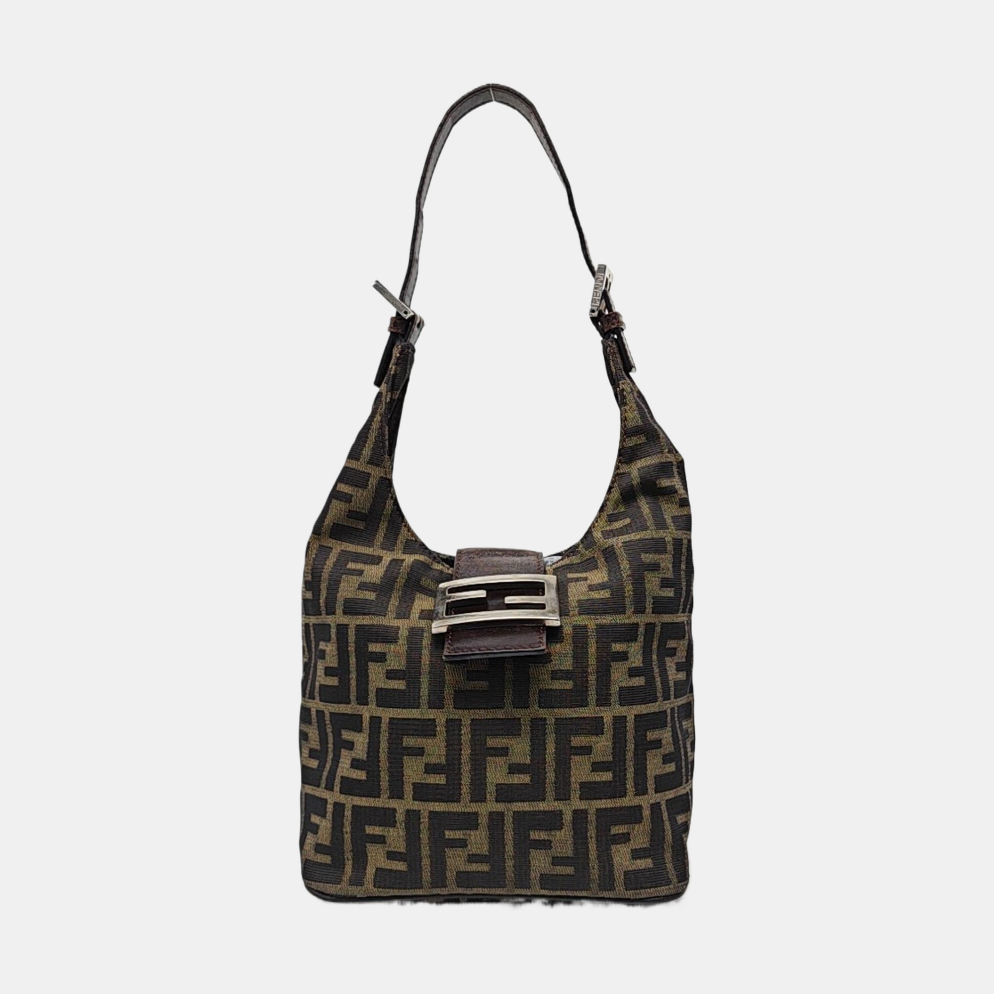 Canvas Shoulder Bag Brown