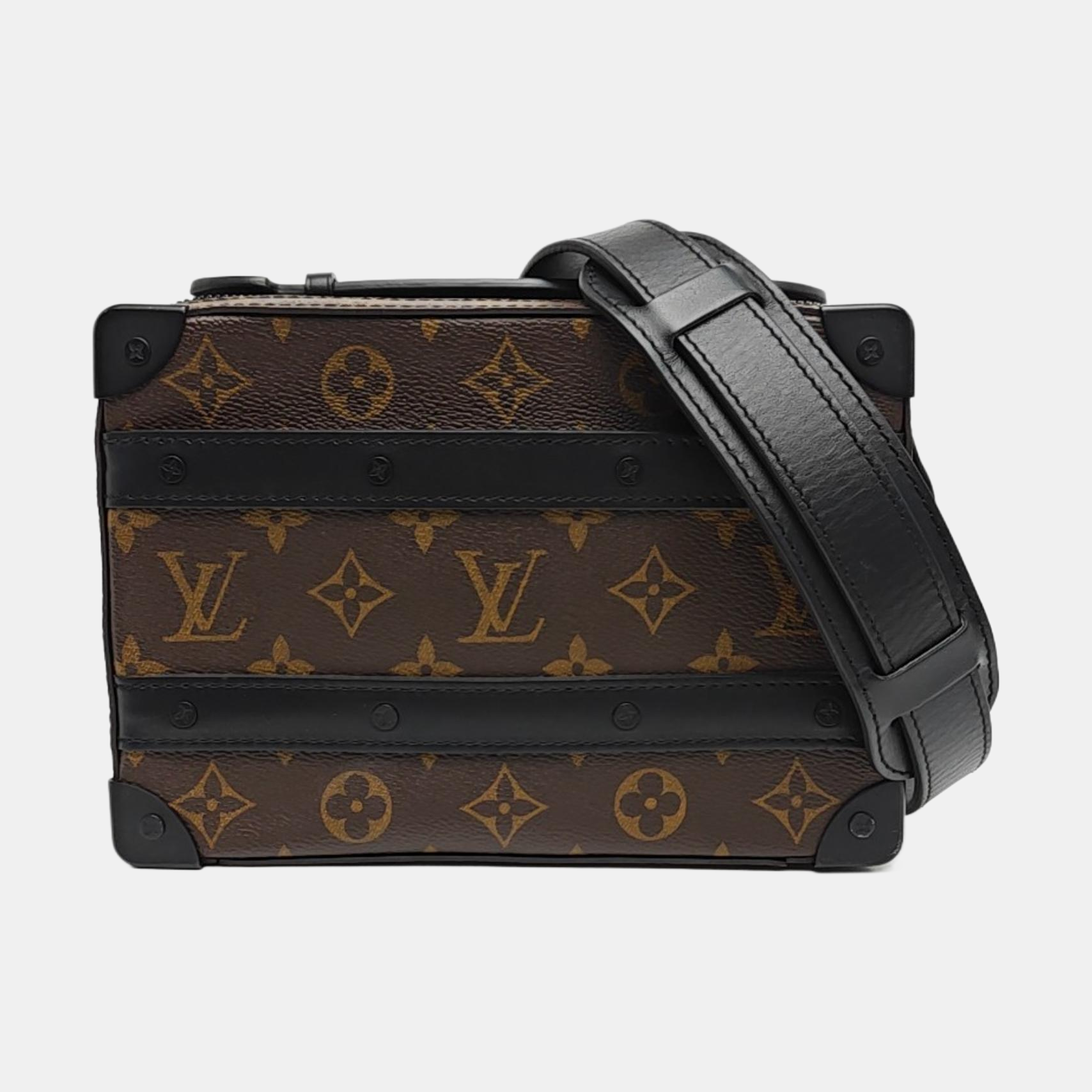 SOFT TRUNK Monogram Coated Canvas Brown
