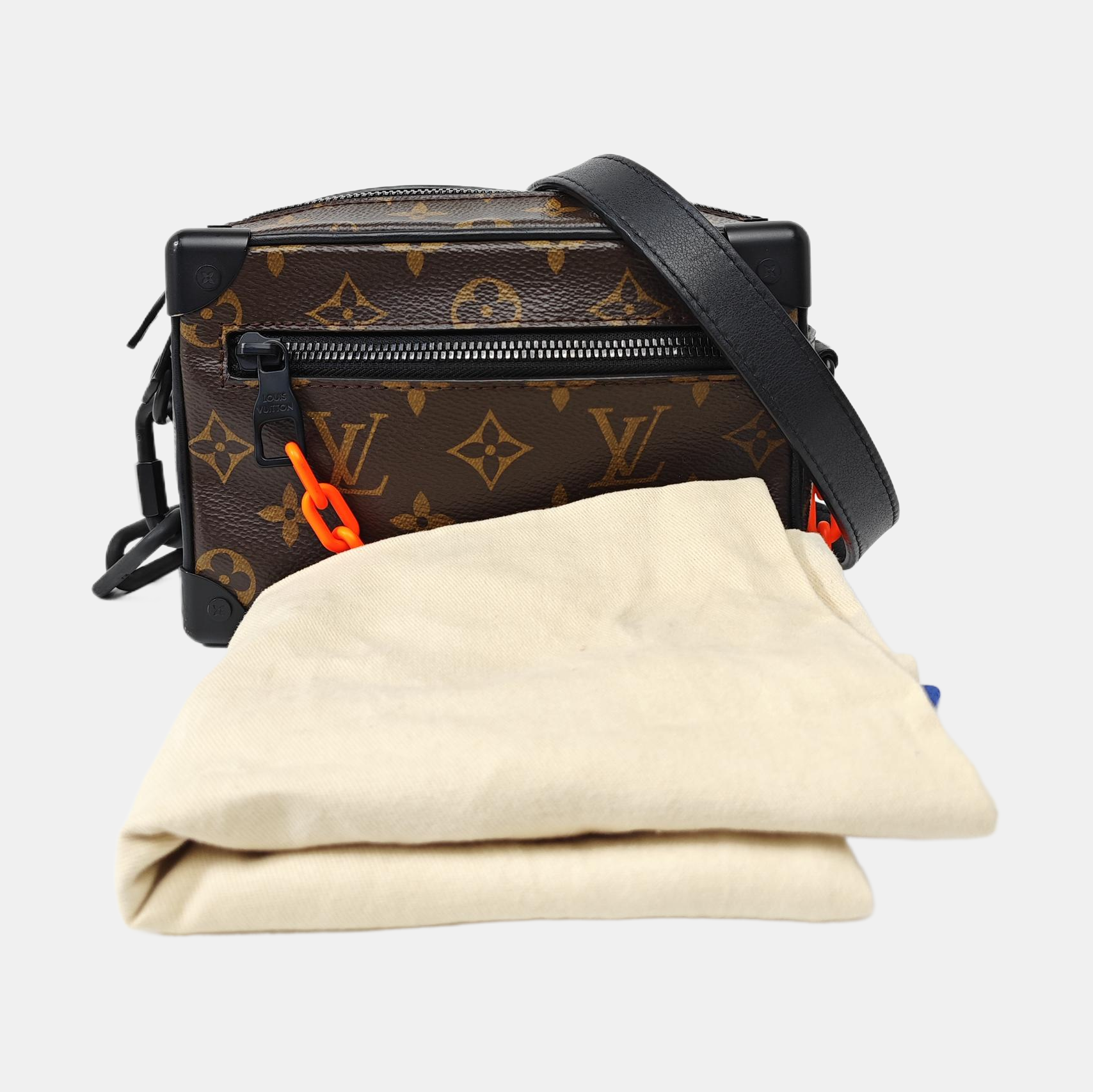 SOFT TRUNK Mini Monogram Coated Canvas Brown