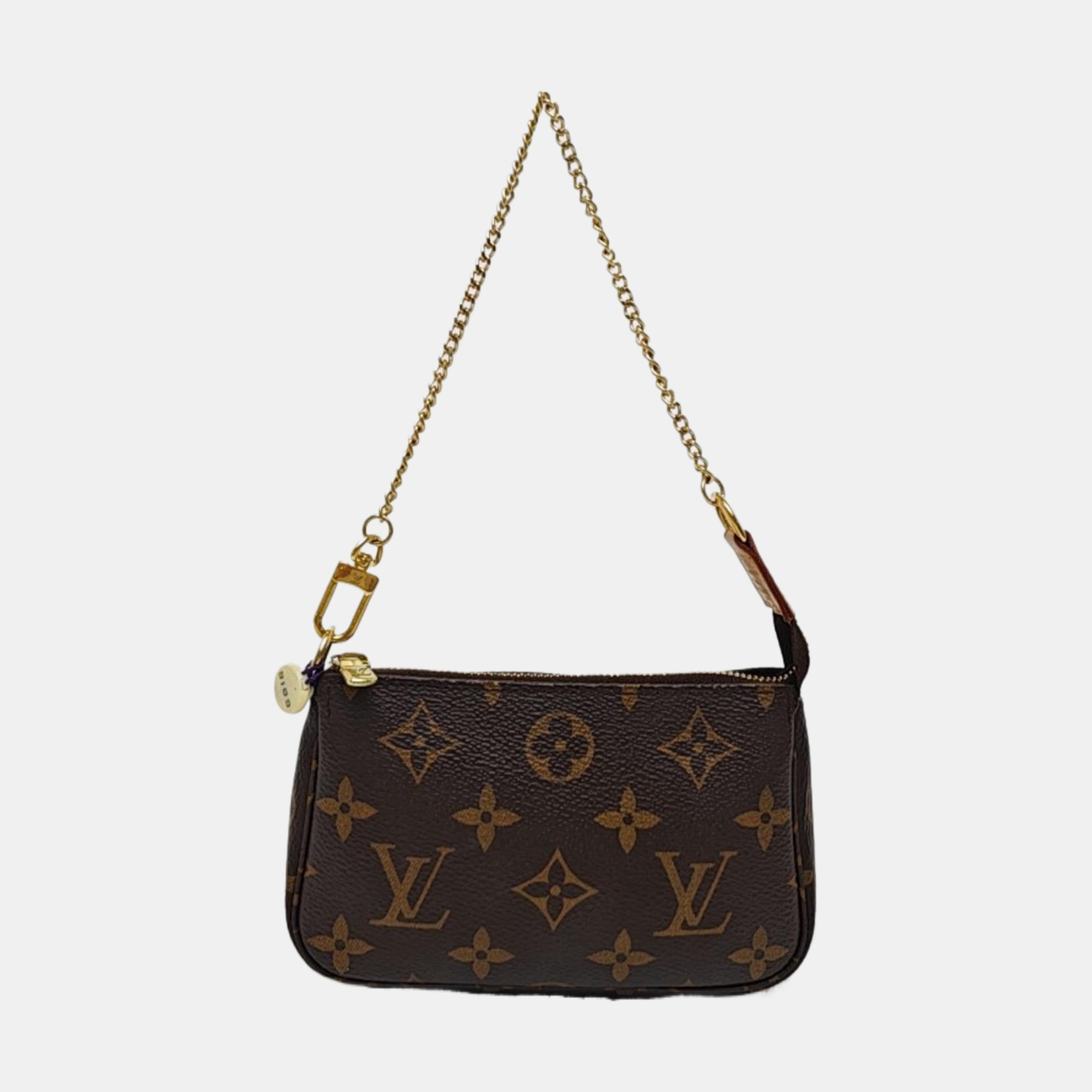 ACCESSOIRES Mini Monogram Coated Canvas Brown