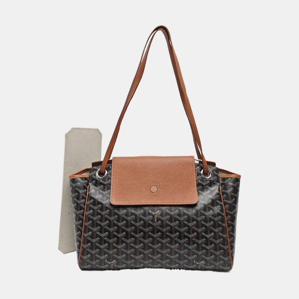 Rouette PM Coated Canvas Brown