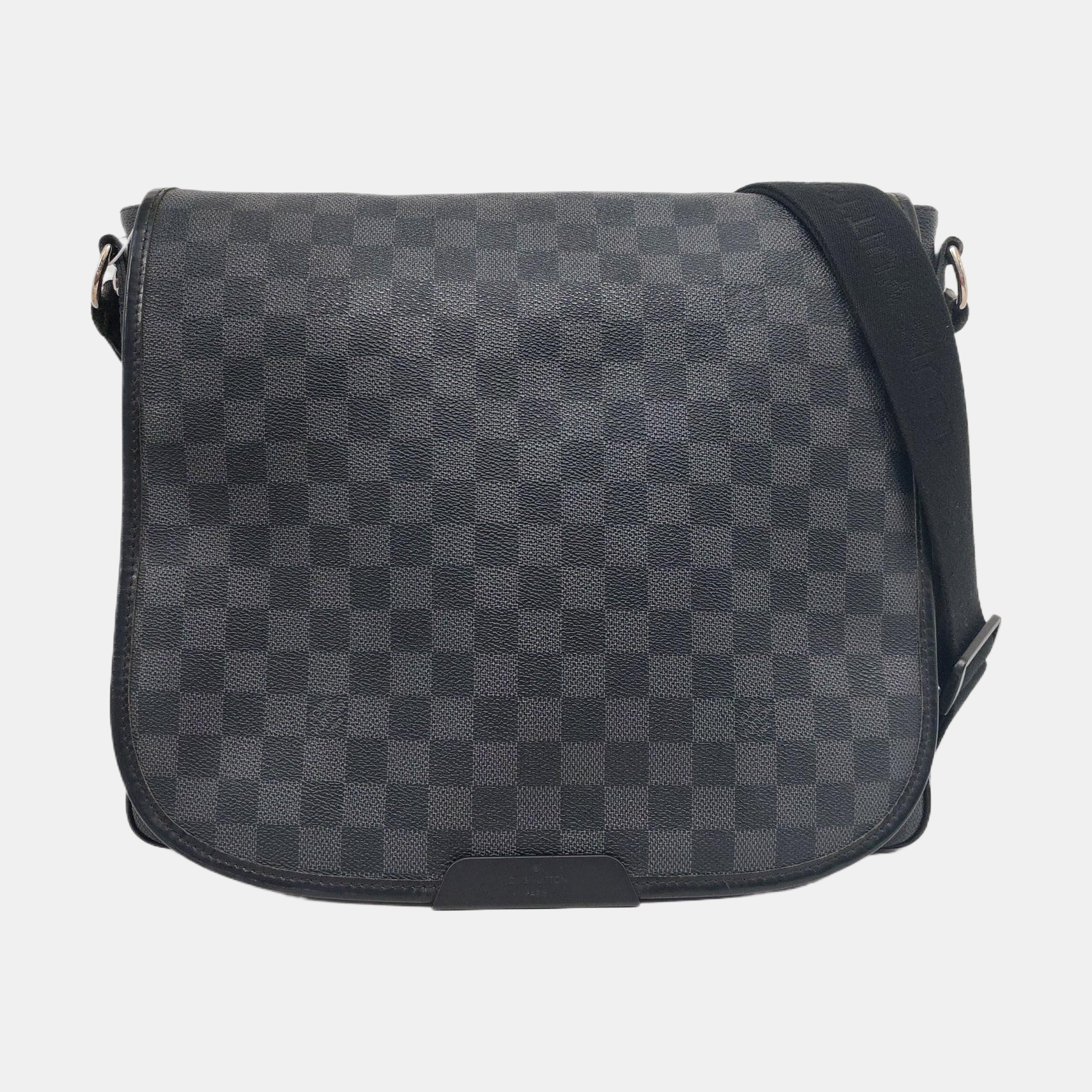 DANIEL Damier Graphite Coated Canvas Gray