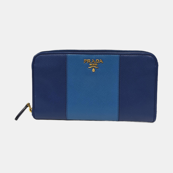 Calfskin Wallet Blue
