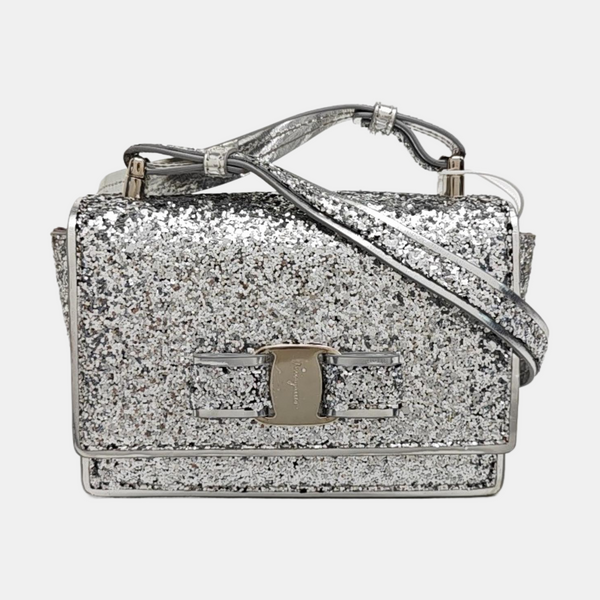 Special Material Shoulder Bag Silver