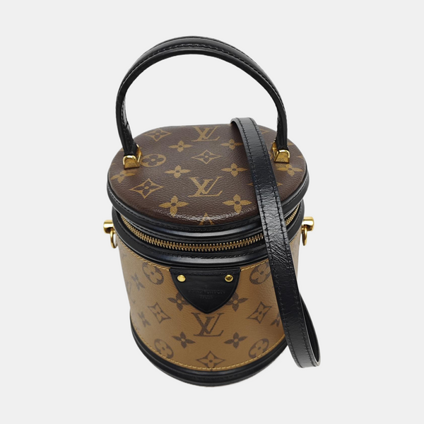 CANNES PM Monogram Coated Canvas Brown