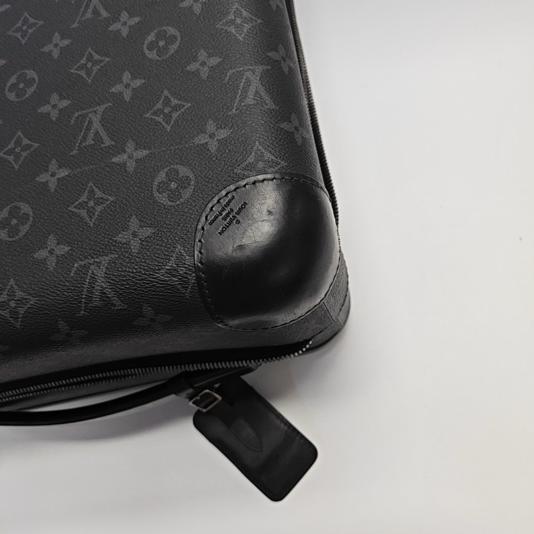HORIZON 55 Monogram Coated Canvas Gray