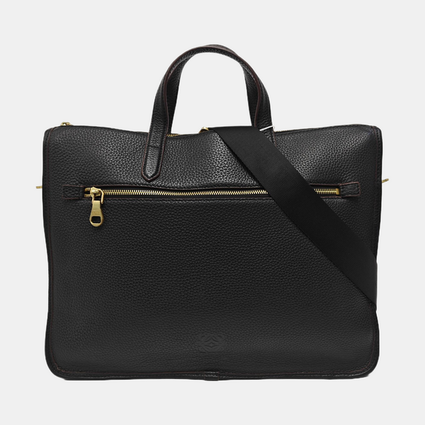 Calfskin Shoulder Bag Black