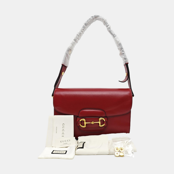 Horsebit 1955 Medium Calfskin Red