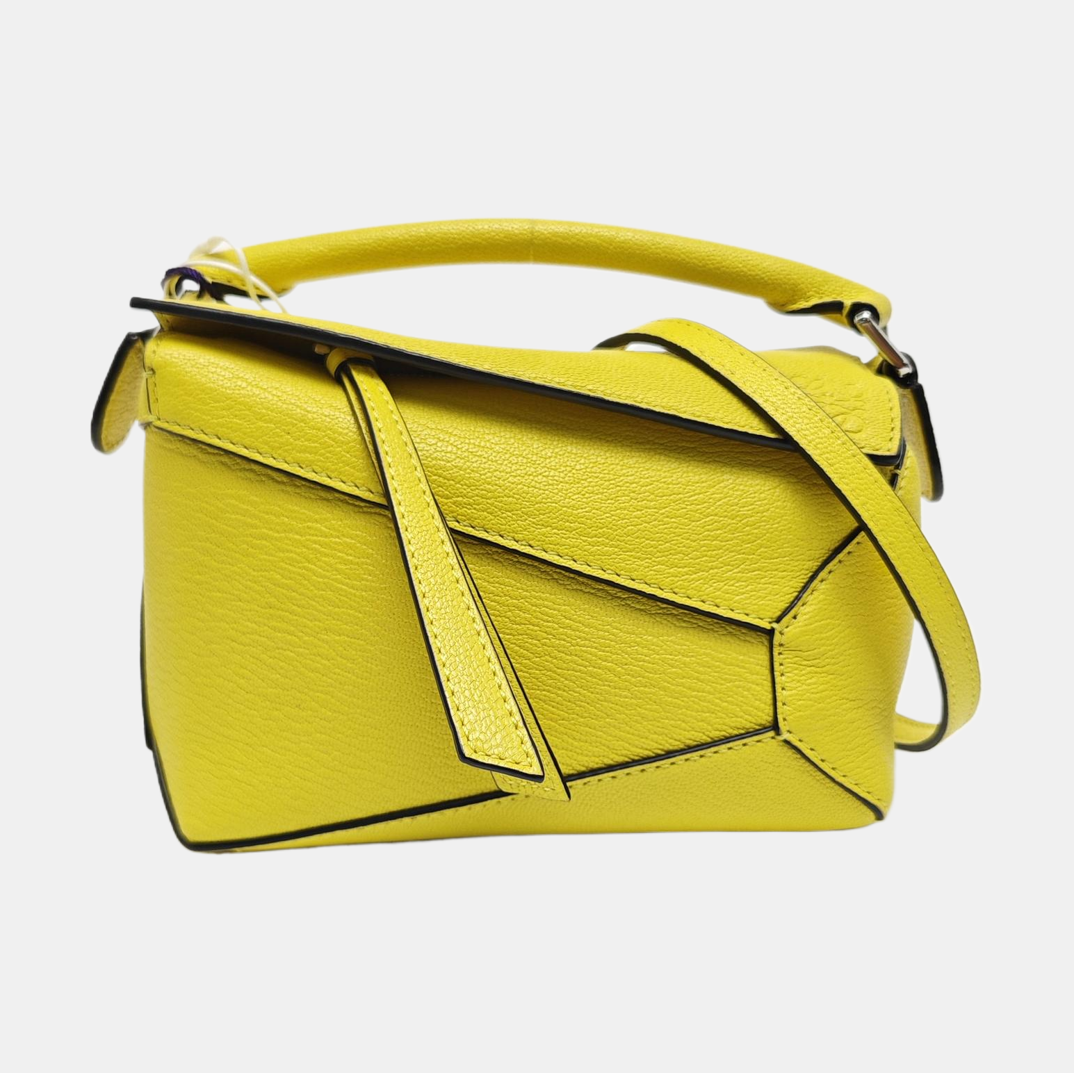 Puzzle Mini Lambskin Yellow