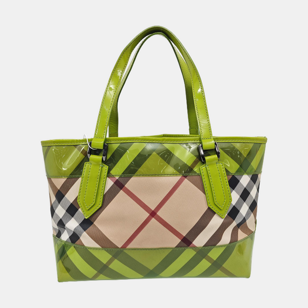 Coated Canvas Tote Bag Medium Multicolor