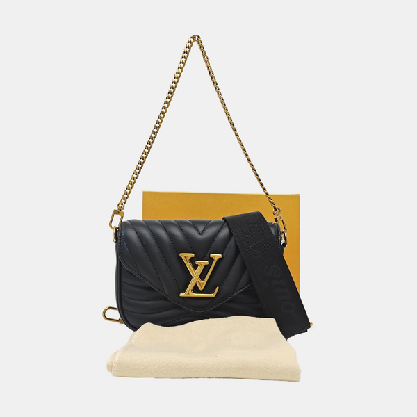 NEW WAVE Quilted Calfskin Black