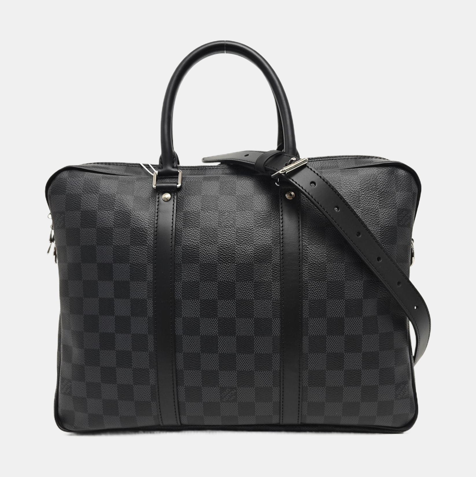 PORTE-DOCUMENTS PM Damier Graphite Coated Canvas Black