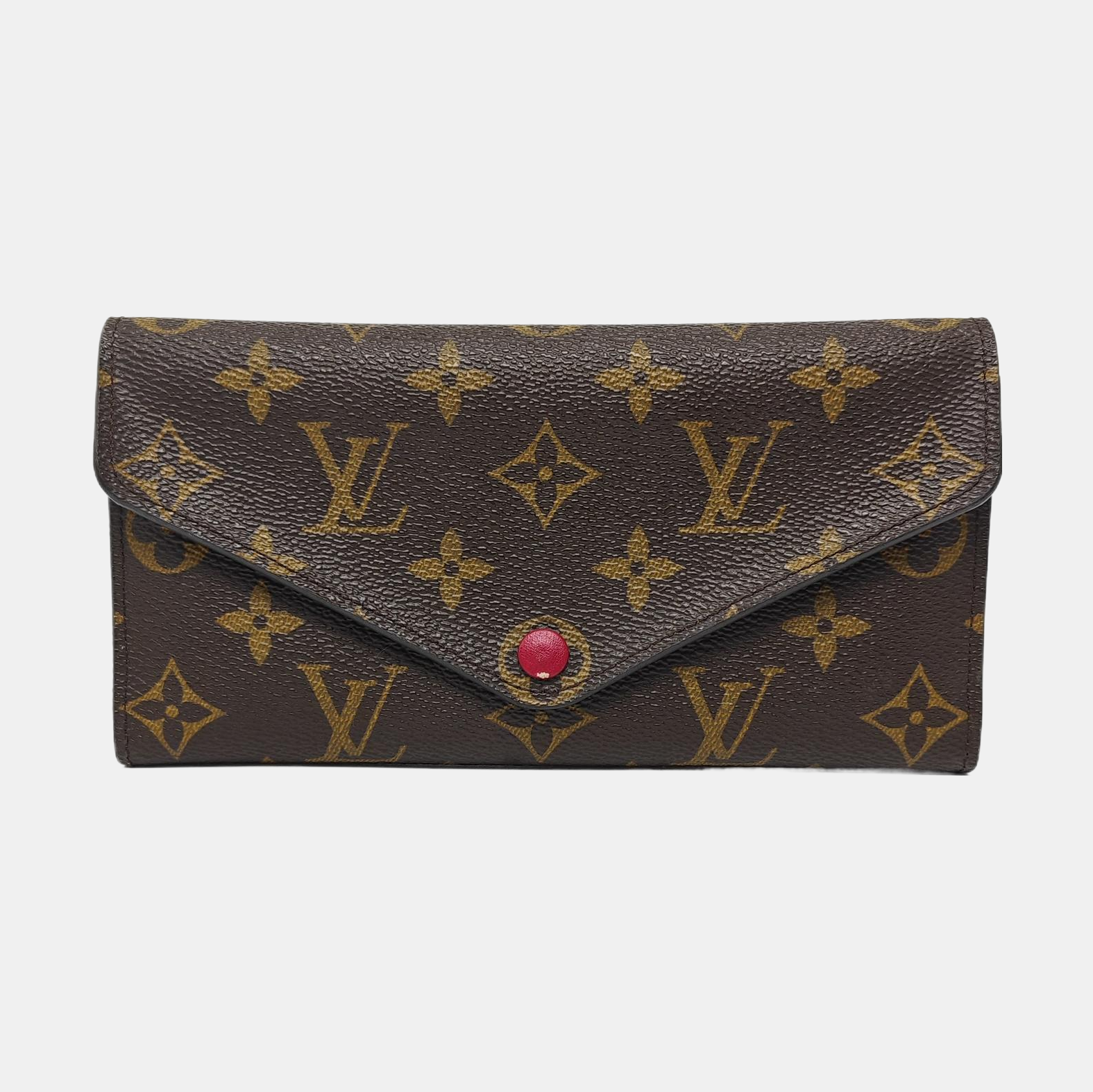 JOSÉPHINE Monogram Coated Canvas Brown Wallet