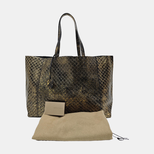 Calfskin Tote Bag Gold