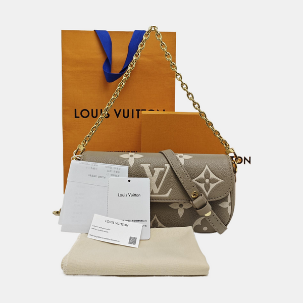 IVY Monogram Calfskin Gray