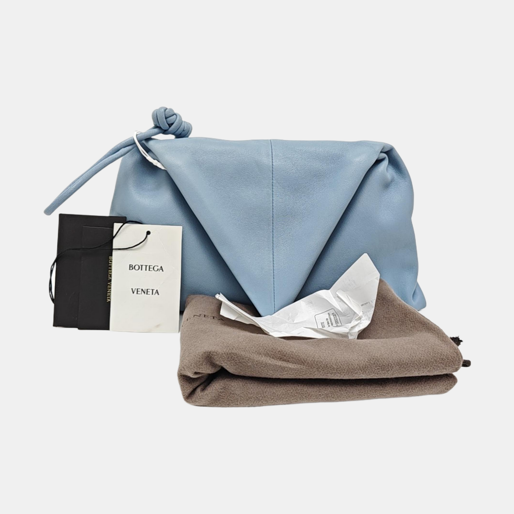 BV Trine Lambskin Blue