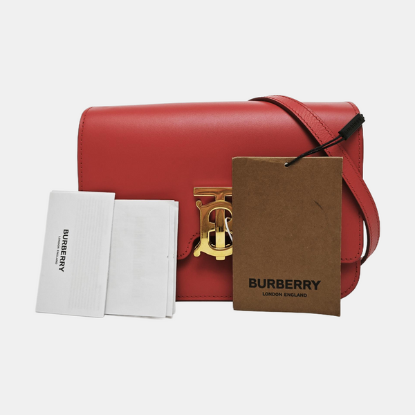TB Small Calfskin Red