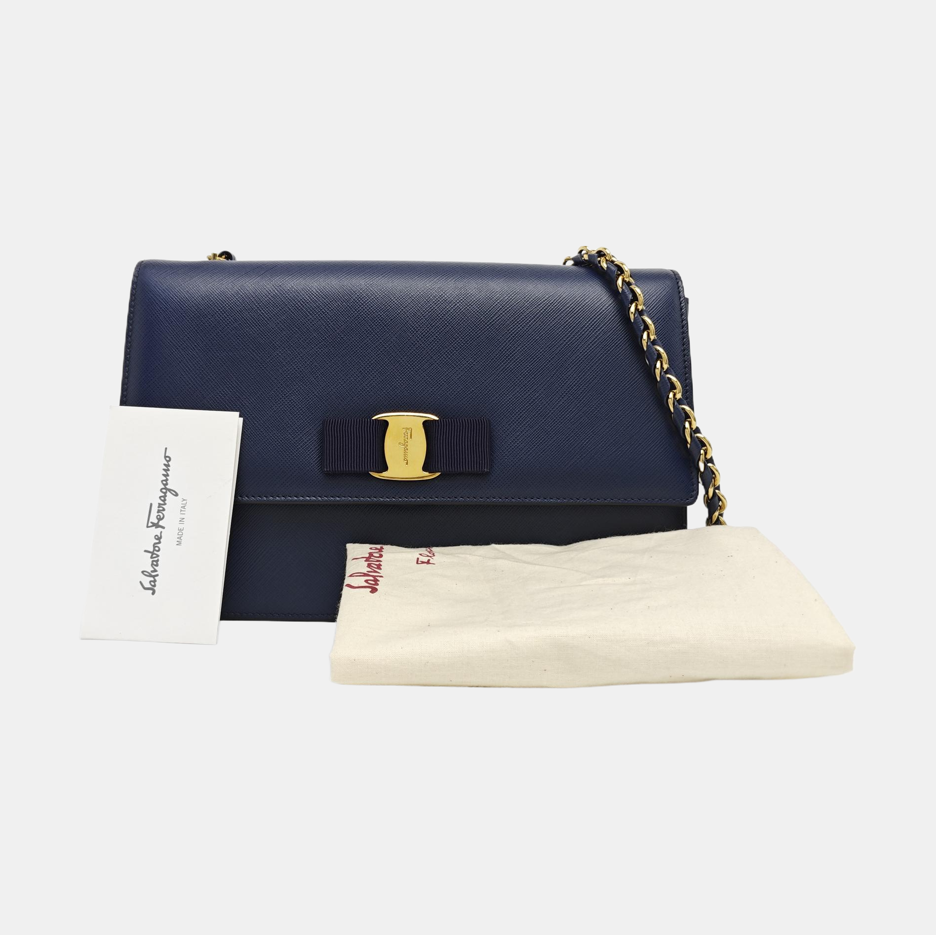 Ginny Calfskin Blue
