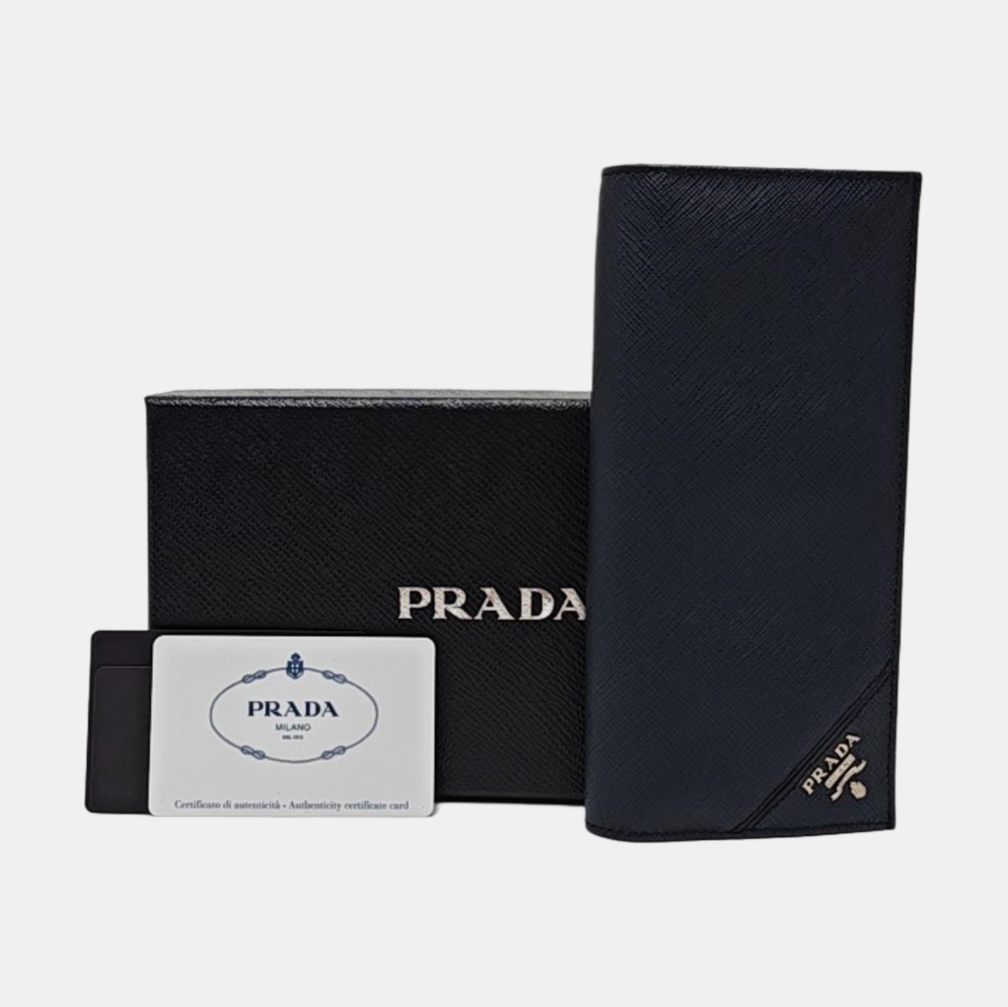 Saffiano Calfskin Wallet Blue