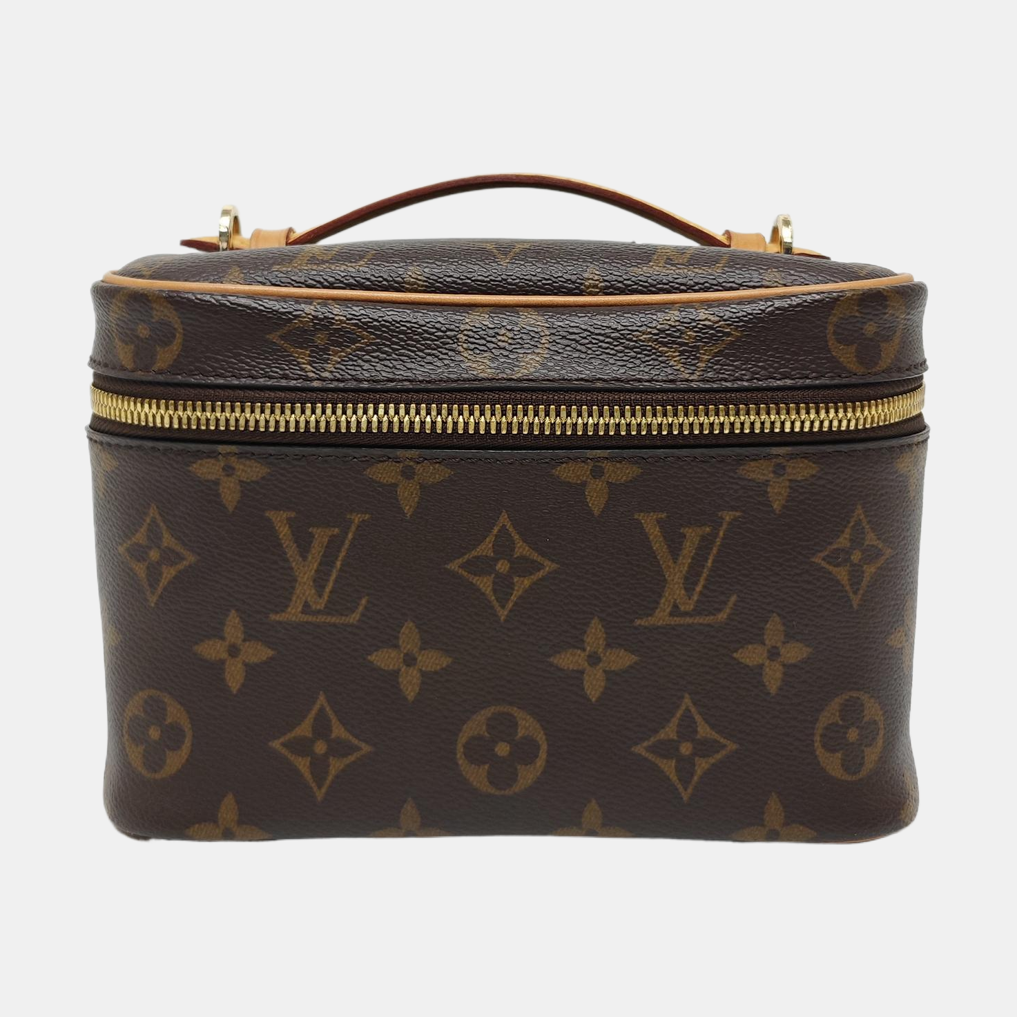 NICE Mini Monogram Coated Canvas Brown